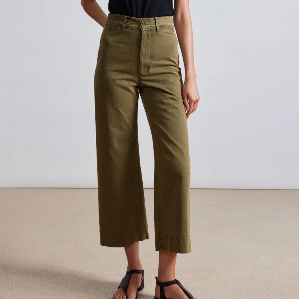 Apiece Apart Chino Merida Pants -olive green size 0